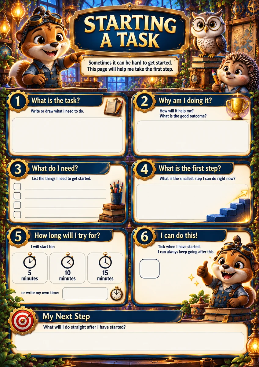 Starting a Task