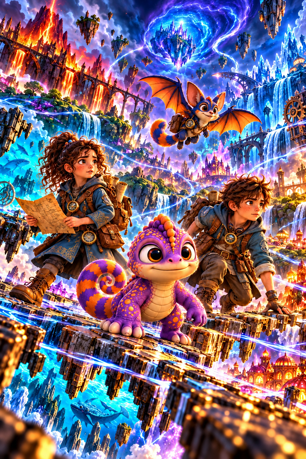 The Adventure World classroom poster